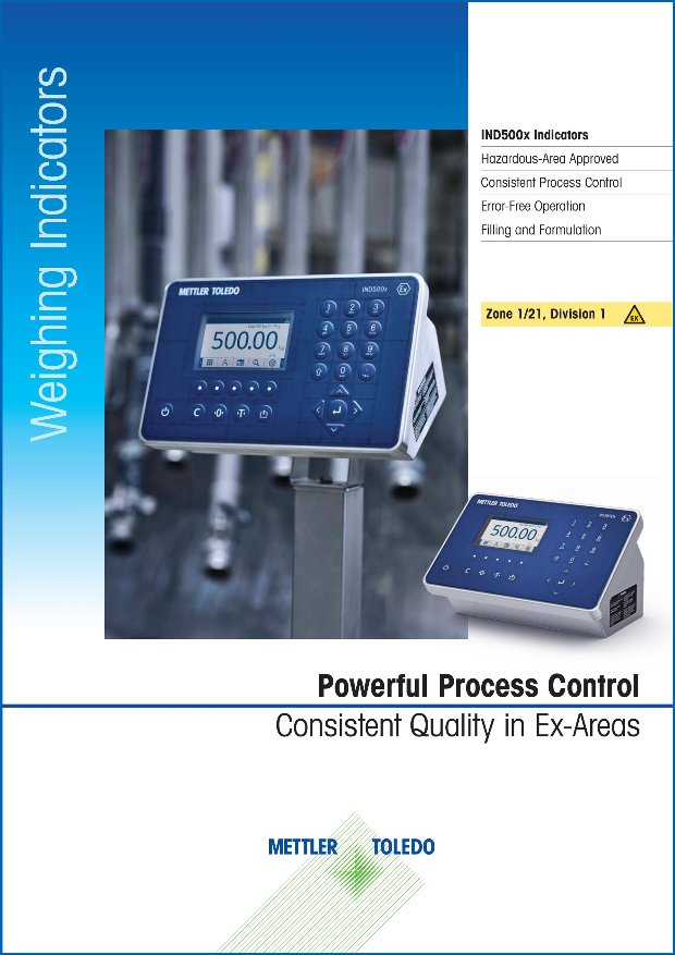 Find more benefits in the IND500x Product Brochure